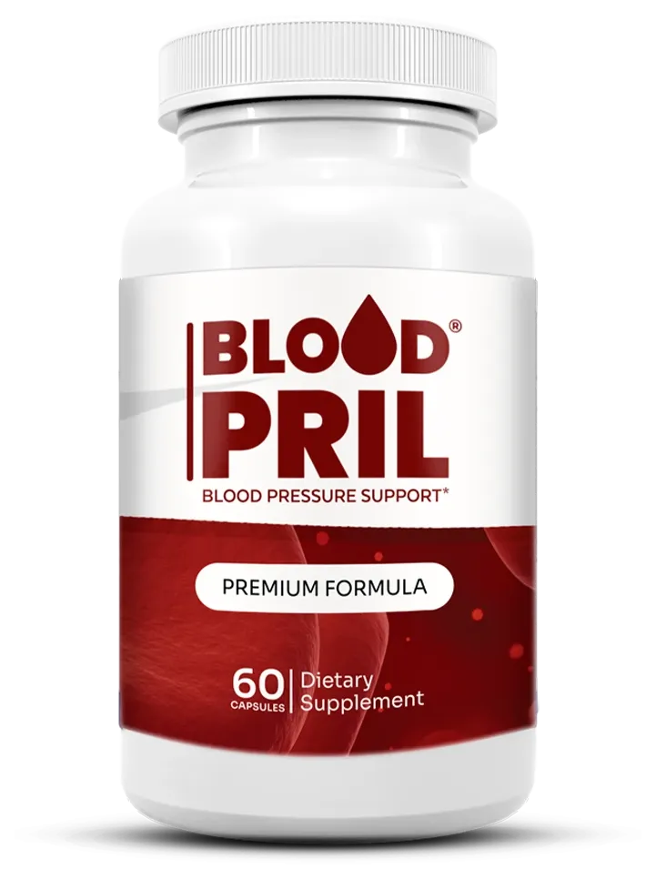 One BloodPril bottle, 60 capsules, Blood Pressure Support label